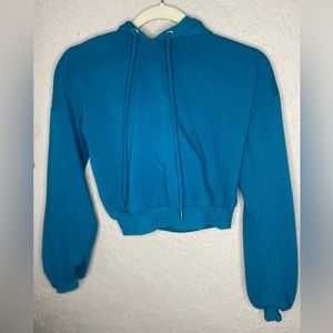 NWOT Xhilaration Puff Sleeve and Cropped Hoodie